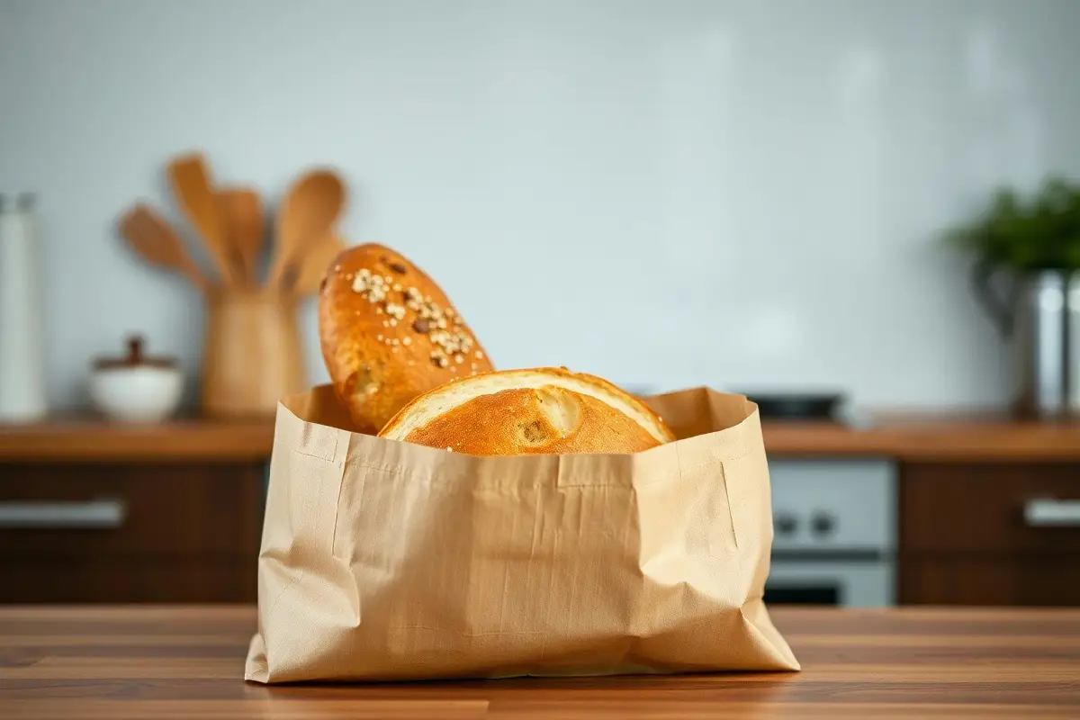 Conservare il pane fresco è un’arte: il sacchetto di carta è il tuo alleato in cucina