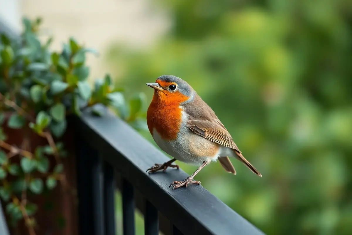 I pettirossi tornano nei nostri balconi: suggerimenti per creare un rifugio sicuro per loro